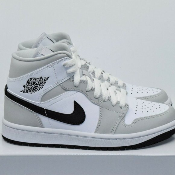 Jordan Shoes - Nike Air Jordan 1 Mid Light Smoke Grey Fog BQ6472-015